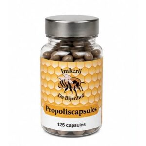 Propoliscapsules 300 mg, 125 stuks, van Imkerij De Bijenhof
